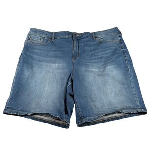 Torrid Bermuda Shorts Women 24 (Waist 45) Perfect High-Rise Vintage Stretch